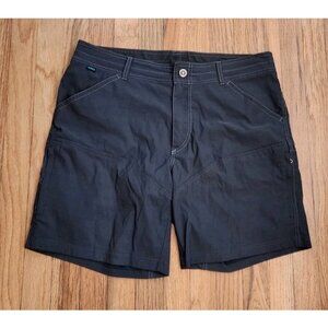 Kuhl Renegade Hiking Shorts Mens 36 Gray Nylon Stretch Outdoor Performance